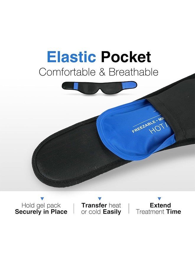 Hihonor Face Ice Pack for Jaw Head and Chin Adjustable Hot and Cold Wrap for Wisdom Teeth and TMJ Pain Relief  - Image 5