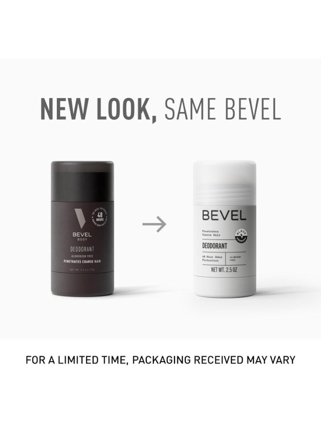 Bevel Bevel Deodorant for Men with Coconut Oil and Shea Butter, Aluminum Free, No Streaks, 48 Hour Protection, 2.5 Oz (Packaging May Vary) - Image 2