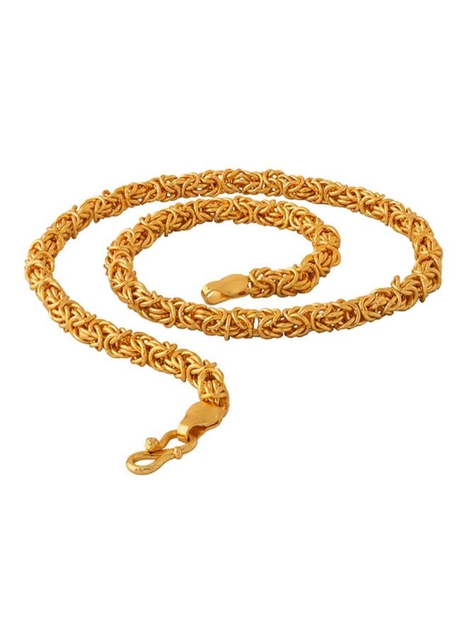 Thrillz Trendy and Fancy designer Bold Link gold plated double coating neck chain for men & boys - Image 3
