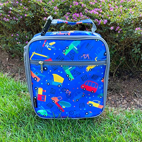 FlowFly Kids Lunch box Insulated Soft Bag Mini Cooler Back to School Thermal Meal Tote Kit for Girls, Boys, Car - Image 5