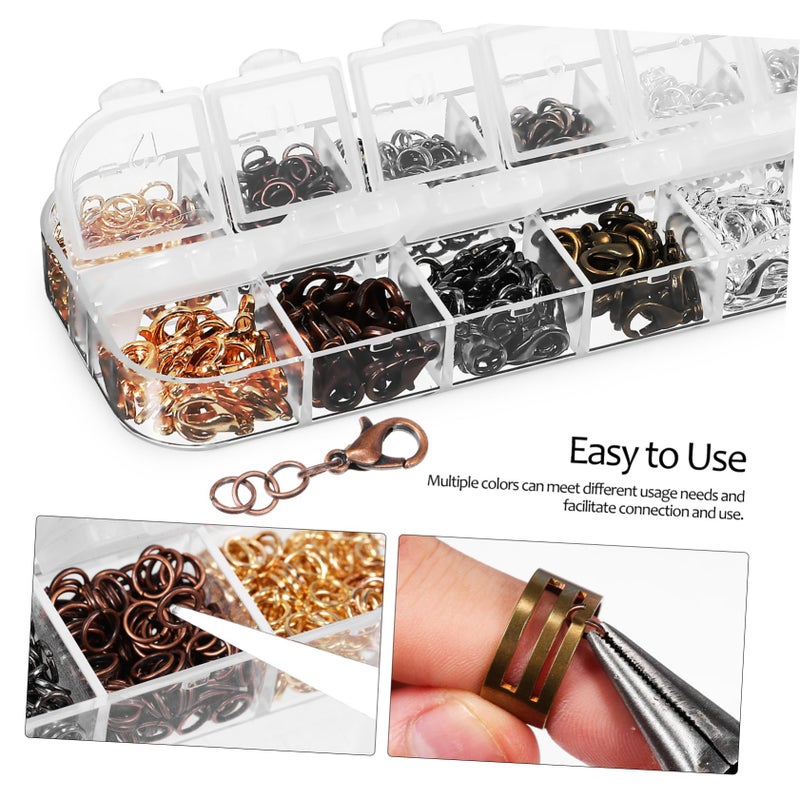 Jewelry Making Kit with Lobster Clasp Jump Rings Necklace Closures DIY Craft Materials - Image 3