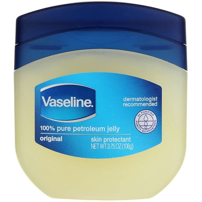 Vaseline Petroleum Original Healing Jelly Skin Protectant, 3.75 Oz (2 Pack) - Image 1