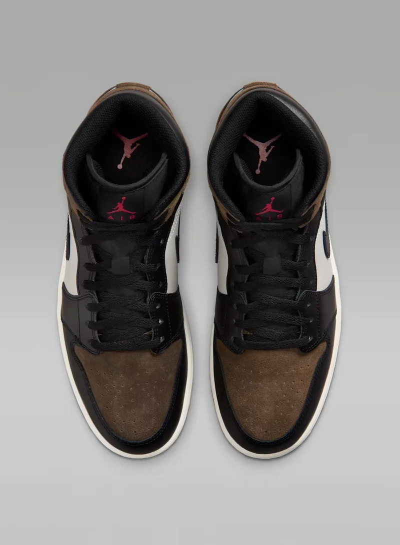 Jordan BLACK/PHANTOM-PALOMINO-UNIV RED-SAIL AIR JORDAN 1 MID for Men | Best Price UAE