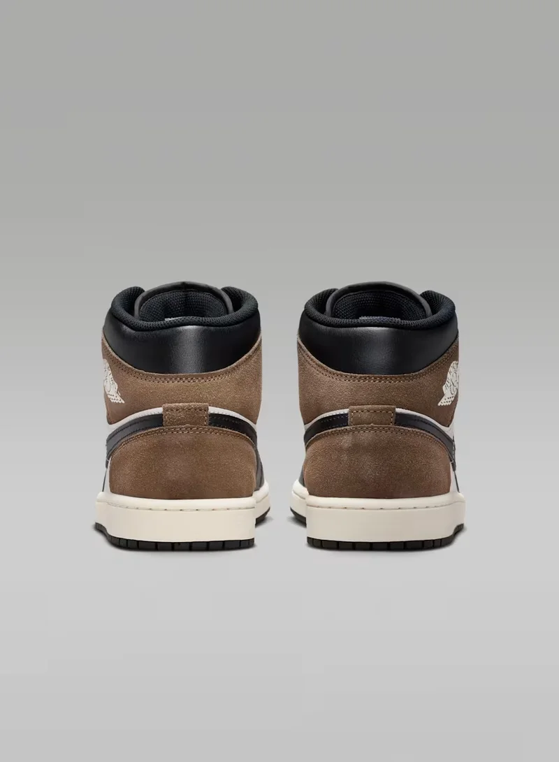 Jordan BLACK/PHANTOM-PALOMINO-UNIV RED-SAIL AIR JORDAN 1 MID for Men | Best Price UAE