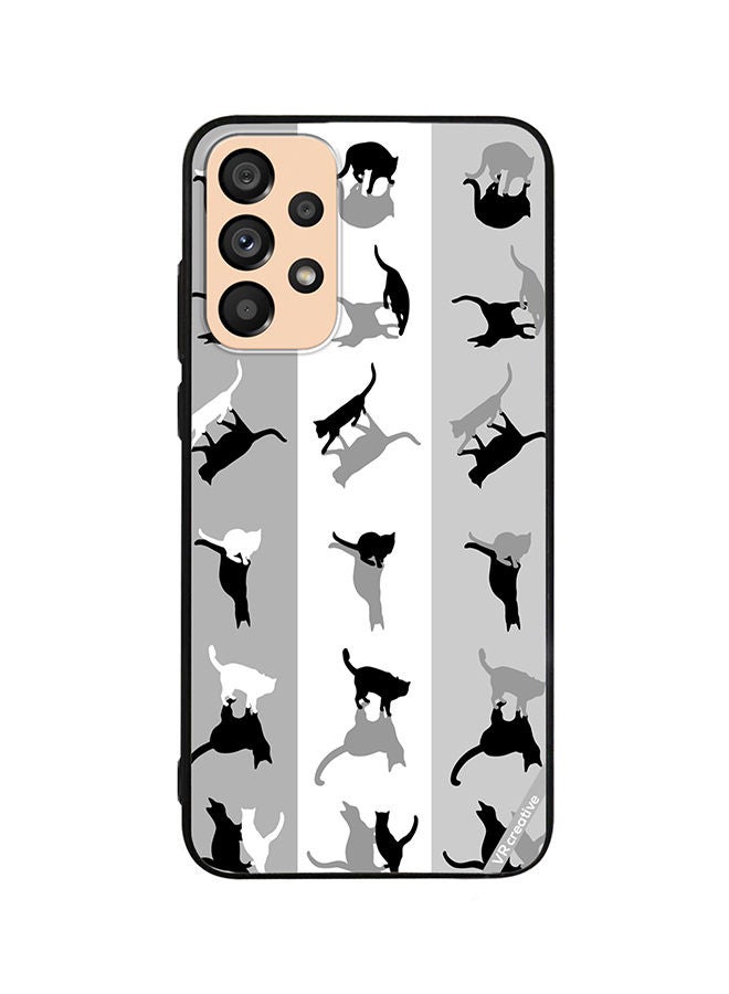 VR CREATIVE Protective Case Cover For Samsung Galaxy A72 Cats Spook Design Multicolour - Image 1