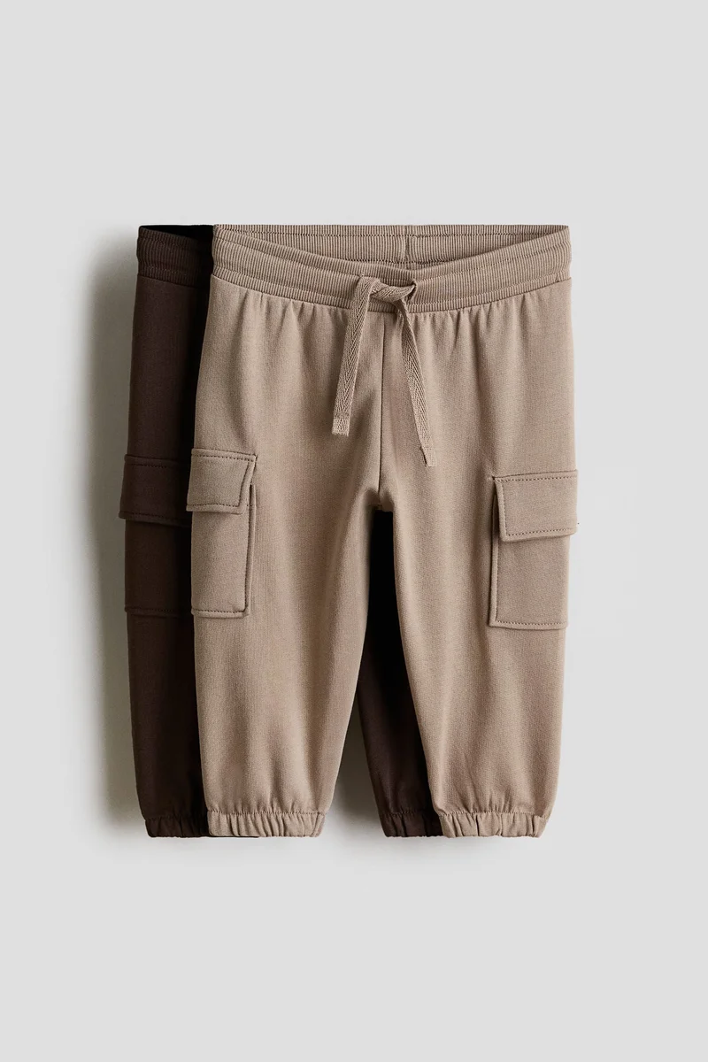 H&M 2-pack cargo joggers