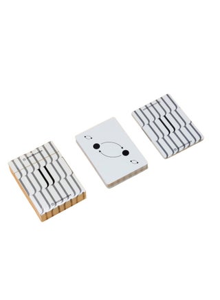 بطاقات جاكارoo 100% بلاستيك أصلي كلاسيكي باللون الأبيض - view 3