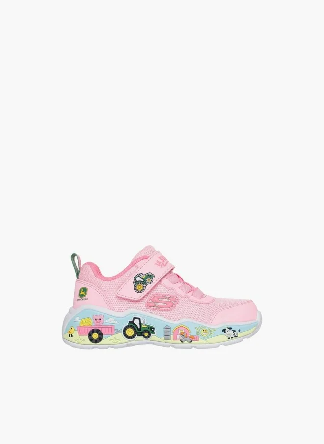 SKECHERS Girl'S Play Scene Hook & Loop Sneakers