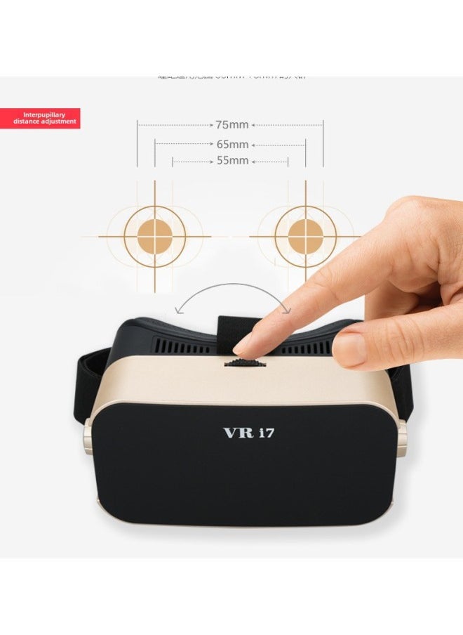 Generic Mobile Phone VR Virtual Reality 3dVRi7 Glasses Directly Available For Panoramic View-Color:White  - Image 4
