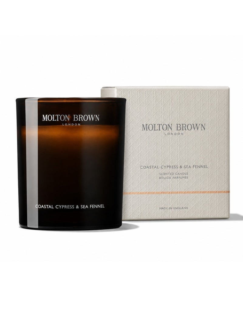 MOLTON BROWN Coastal Cypress & Sea Fennel Signature Candle 190g - Image 1