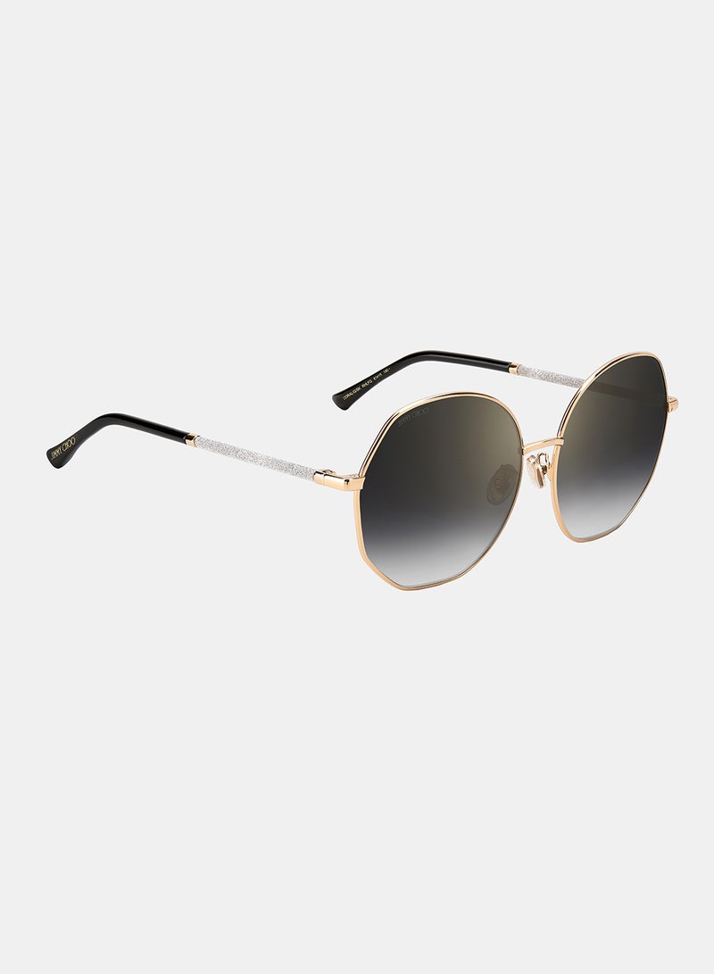 Jimmy Choo Women Round Sunglasses 61 CORAL/G/SK - Image 2