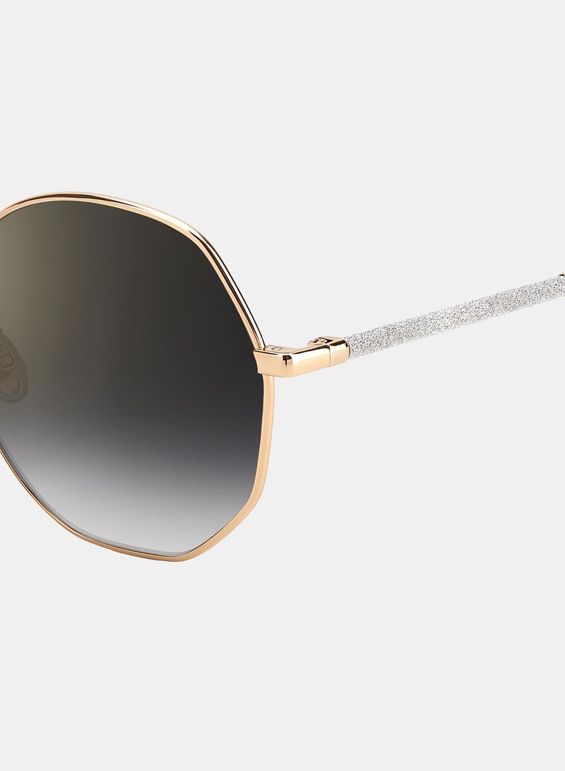 Jimmy Choo Women Round Sunglasses 61 CORAL/G/SK - Image 4