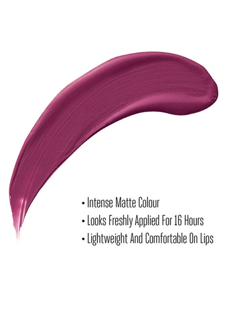 LAKME أحمر شفاه سائل غير لامع من فوريفر، أرجواني، 5.6 مل - Image 4