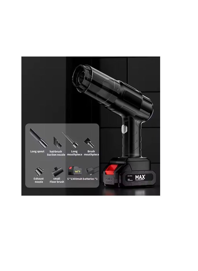 3-in-1 Portable Car Vacuum Cleaner – High Suction, Wireless Handheld, Blow & Vacuum Function, ABS Body - Image 2