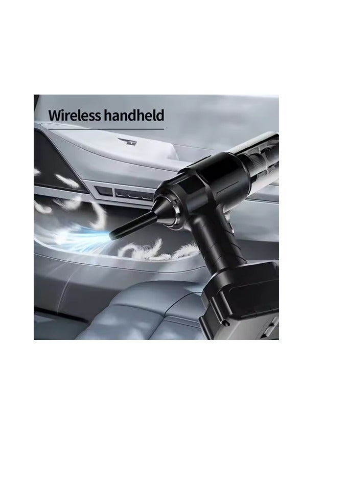 3-in-1 Portable Car Vacuum Cleaner – High Suction, Wireless Handheld, Blow & Vacuum Function, ABS Body - Image 4