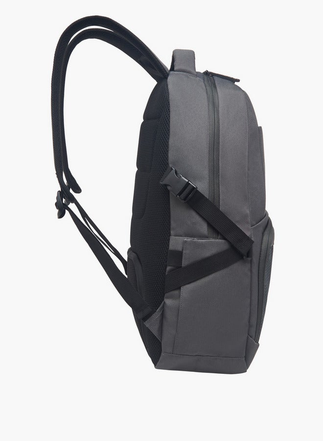 Lee Cooper Boys Panelled School Backpack with Zip Closure and Adjustable Strap - 32x14x46 cm - Image 3