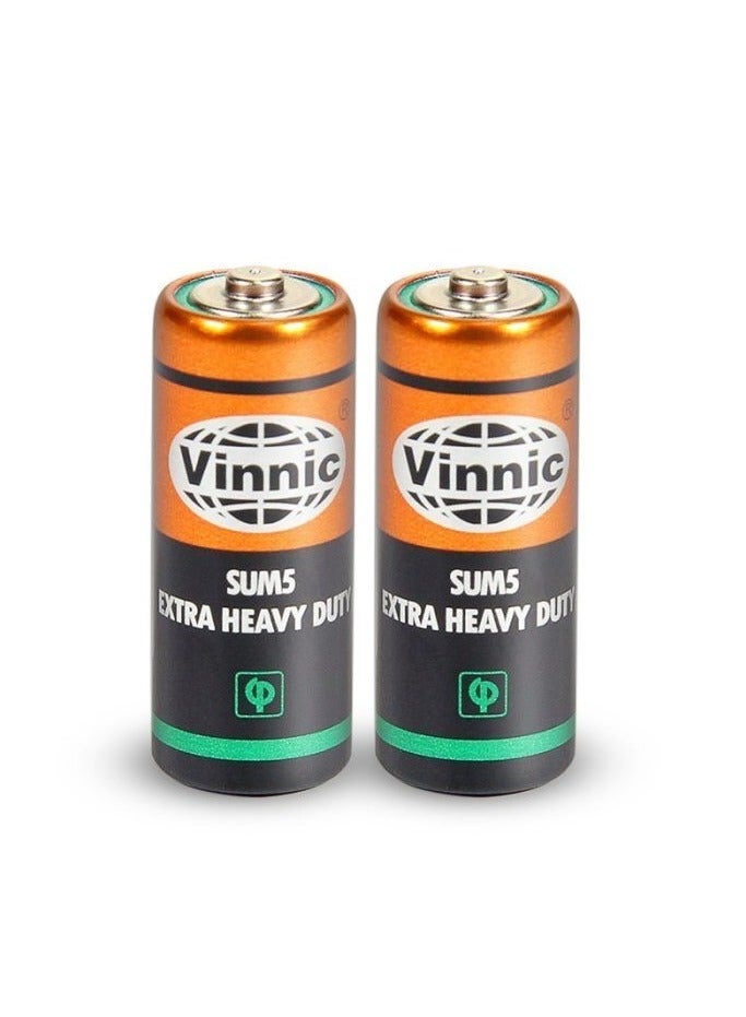 فينك Size (N) SUM5/R1 Extra Heavy Duty 1.5V Batteries - One Card - Image 2