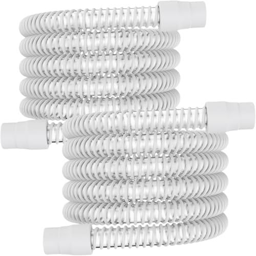 Universal CPAP Hose by Snugell 6ft 2Pack Compatible with All Major CPAP Machines and Most CPAP BiPap and BiLevel Device Brands Minimize Discomfort and Mask Leaks for a Restful Sleep