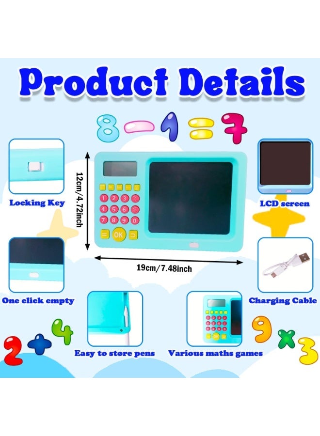 PTTIMFFM Kids’ Early Math Learning Tablet with LCD Writing Board, Arithmetic Practice & Math Game Tablet - Image 3