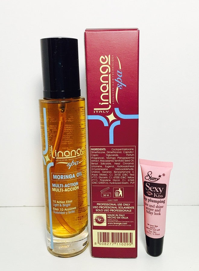 LINANGE Spa - Multi-action Hair Treatment Drops (100ml) with Moringa and Macadamia Oils; Hydrating, Revitalizing Formula for Dry, Frizzy, Dull Hair - Suitable for Men and Women - Image 3