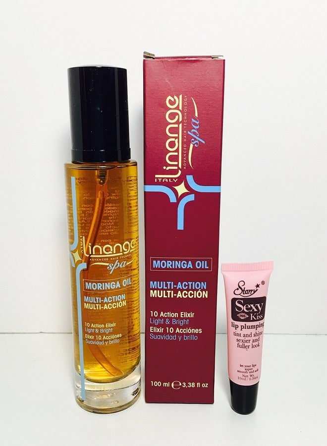 LINANGE Spa - Multi-action Hair Treatment Drops (100ml) with Moringa and Macadamia Oils; Hydrating, Revitalizing Formula for Dry, Frizzy, Dull Hair - Suitable for Men and Women - Image 2