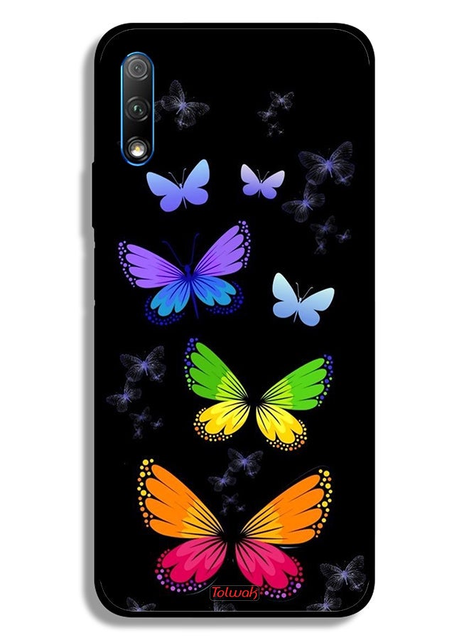 Tolwak Honor 9X (China) Protective Case Cover Colorful Butterflies - Image 2