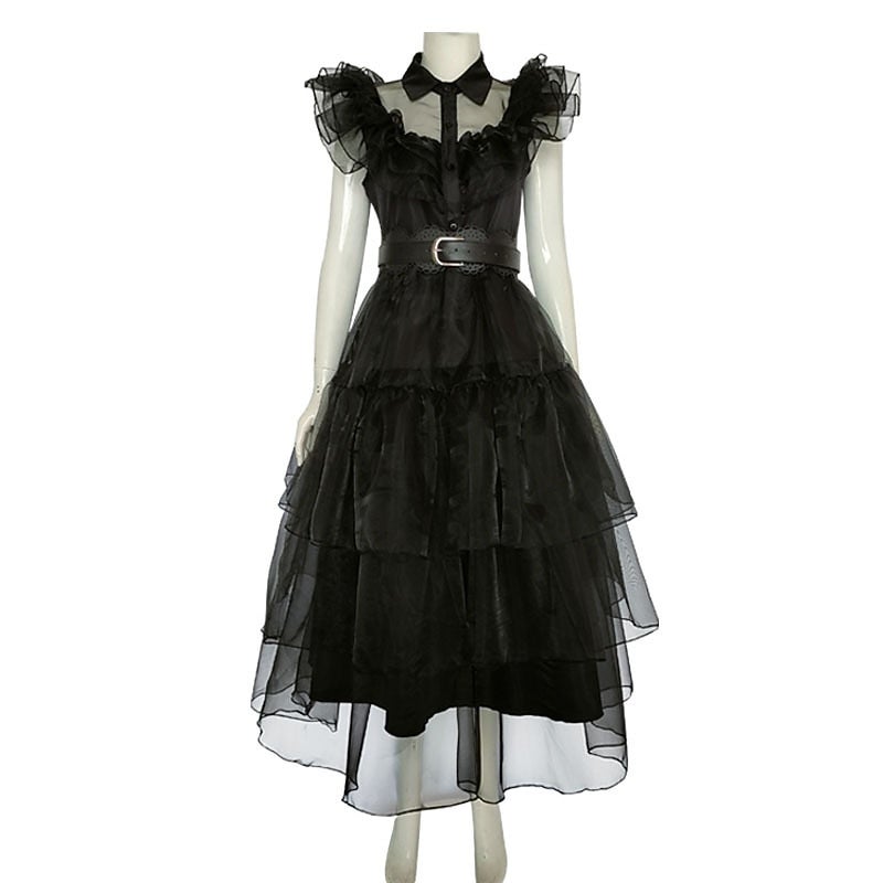 Y&D Gothic Horror Witch Dress Group Costume Gothic for Girls' Kid's Adults' Halloween Carnival Party School Event Dress Up - Image 3