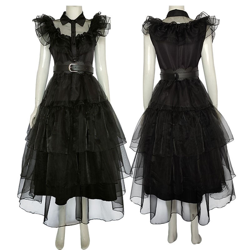 Y&D Gothic Horror Witch Dress Group Costume Gothic for Girls' Kid's Adults' Halloween Carnival Party School Event Dress Up - Image 5