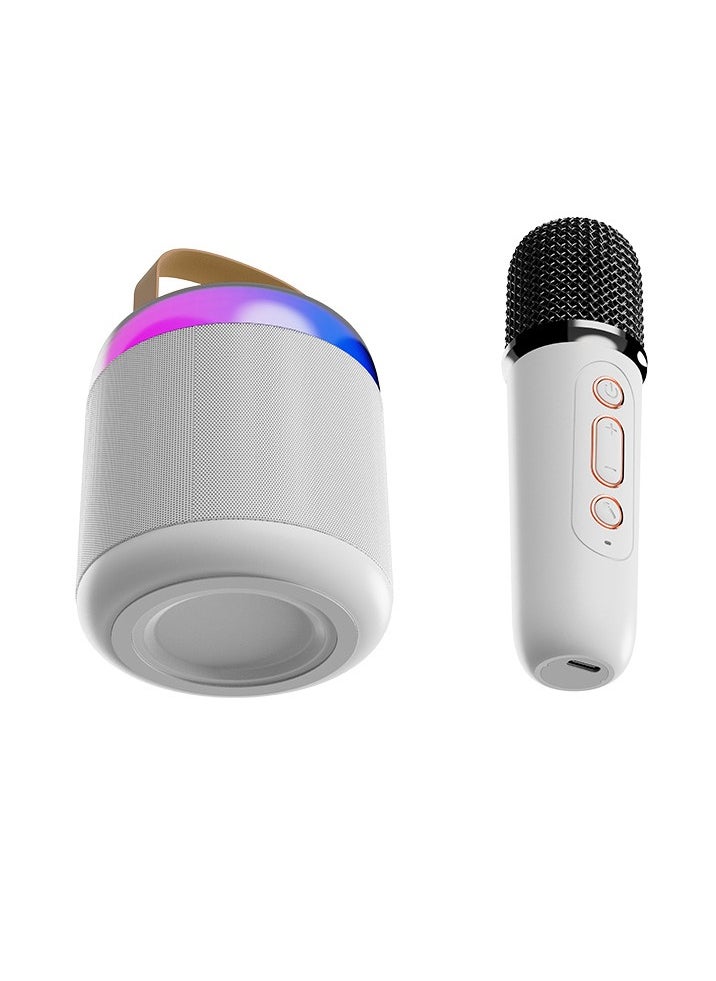 BESTIS - Wireless Bluetooth Dual Karaoke Microphone Speaker Microphone Integrated Machine with LED Lights - Image 1