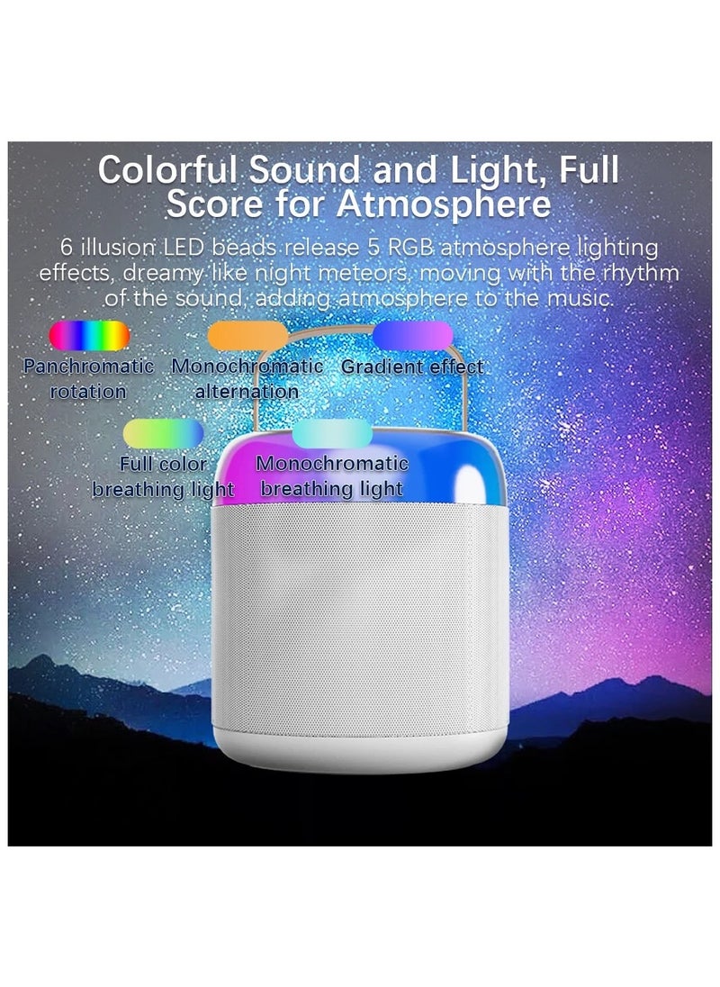BESTIS - Wireless Bluetooth Dual Karaoke Microphone Speaker Microphone Integrated Machine with LED Lights - Image 1
