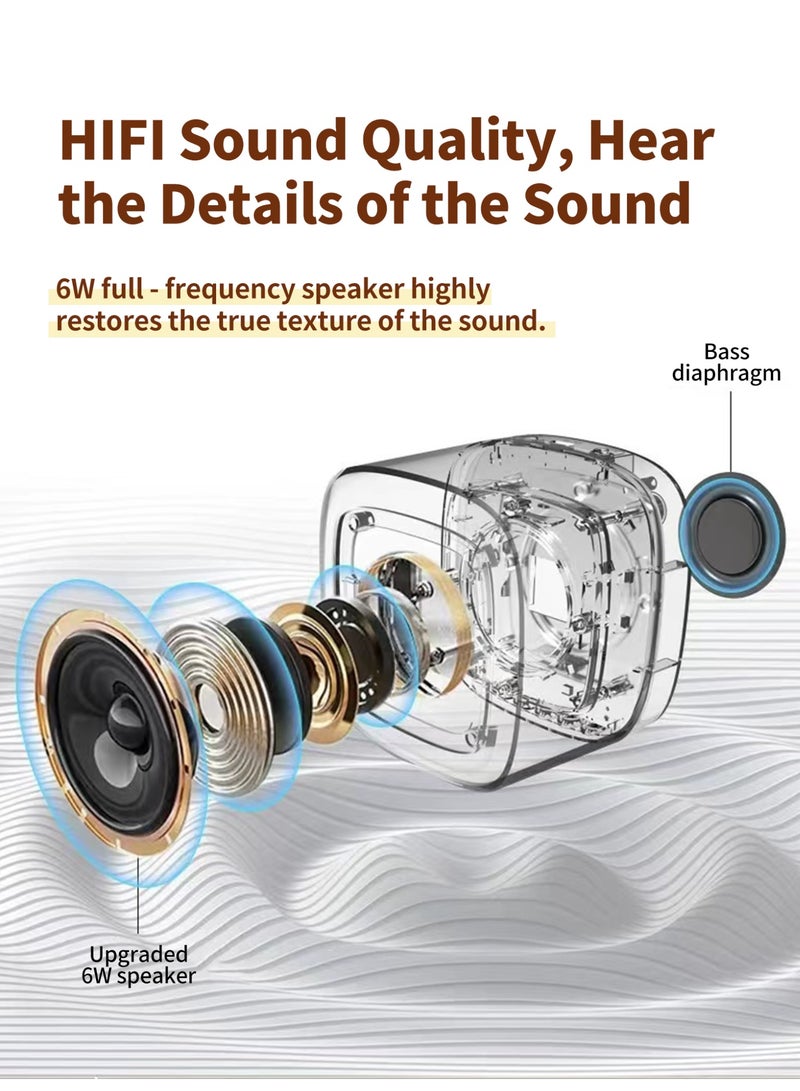 Bluetooth Karaoke Speaker with Microphone, Dual Wireless Mics, HiFi Bass, Colorful Lighting, Rechargeable - Image 5