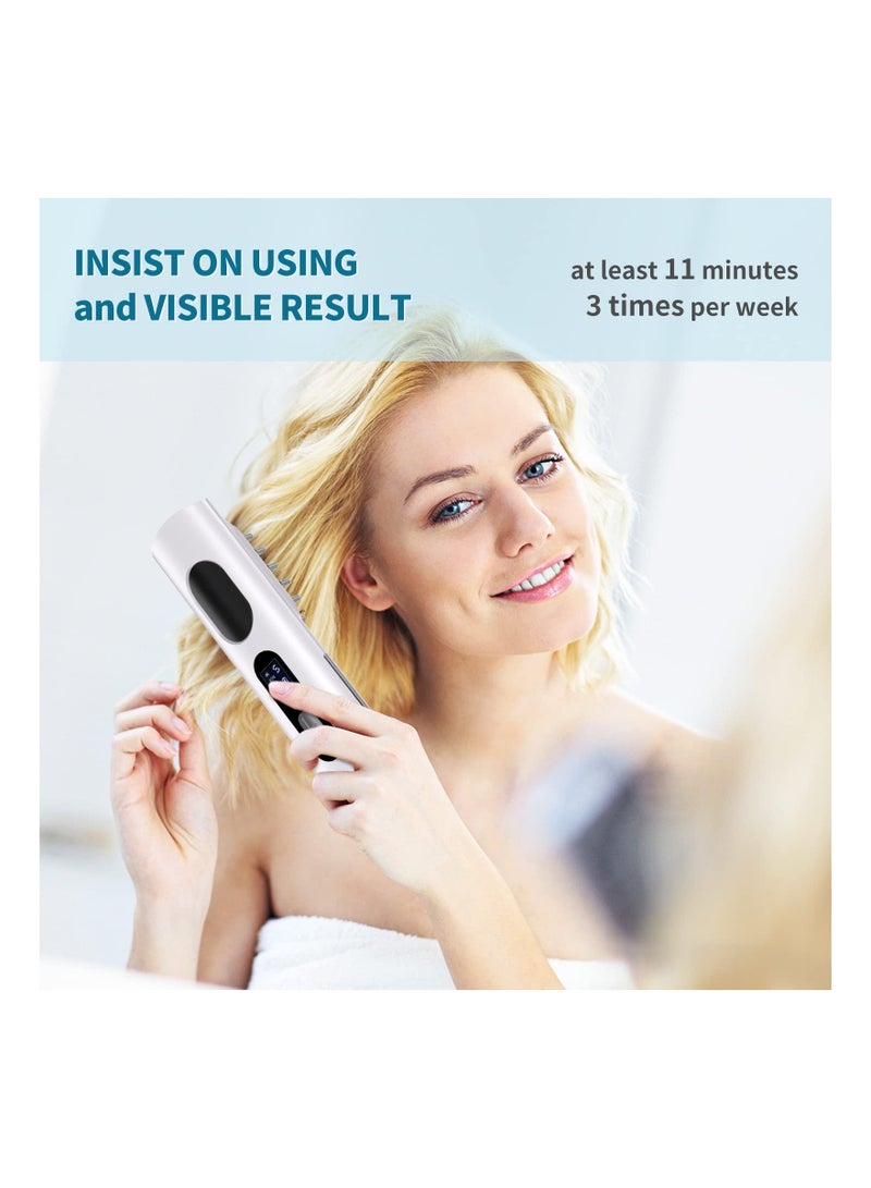 Y&D SYOSI Electric Hair Scalp Massage Comb, Portable Comb for Women/Men with USB Rechargeable, and Waterproof Vibrating Massager Head Stress Relax Daily Care - Image 2