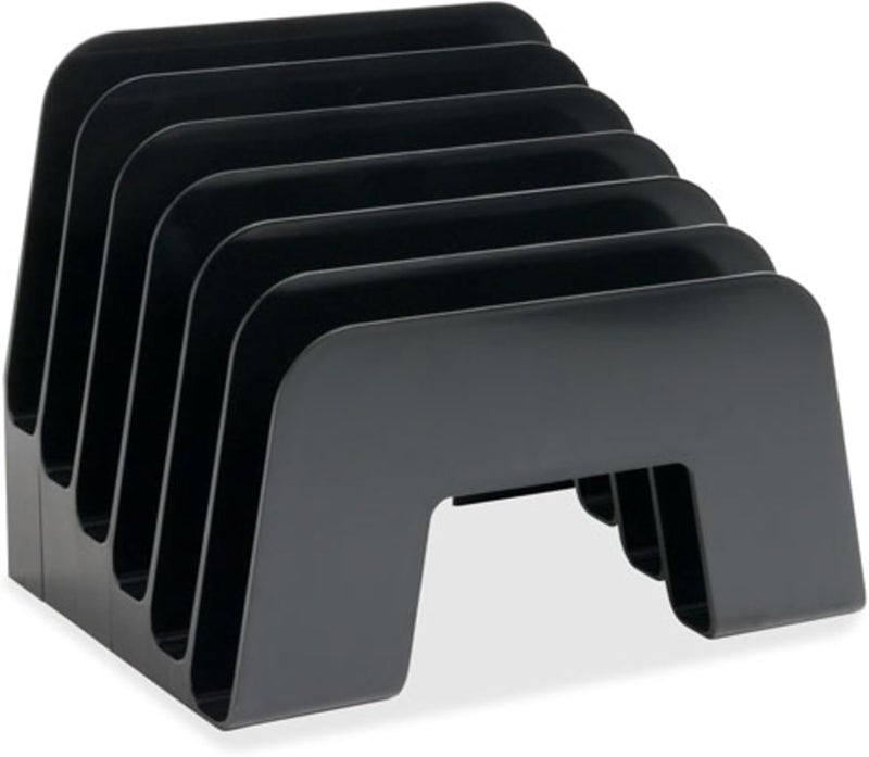 Business Source 6-Slot Inclined Desk Step Sorter - Image 1