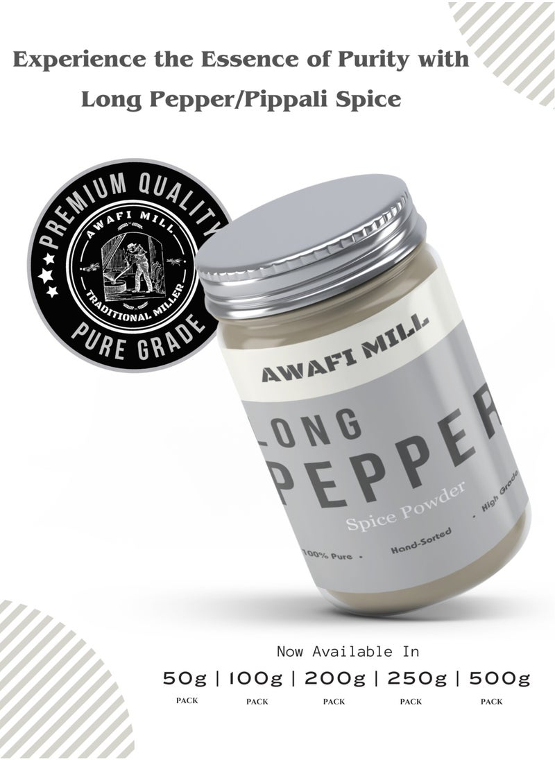 Awafi Mill Pure Long Pepper/Pippali Powder | 100% Natural Pippali Spice | Authentic Indian Long Pepper | Long Pepper Powder | Herbal Seasoning  - Image 4