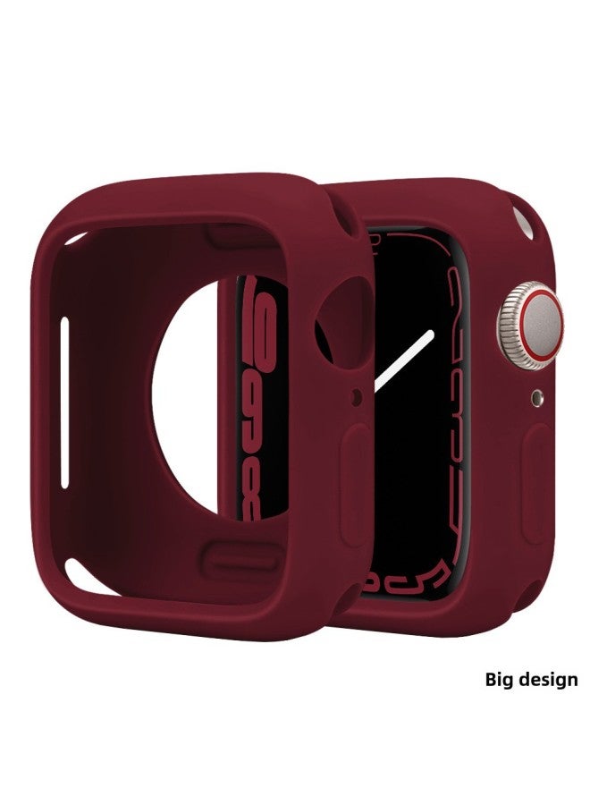 Candy Silicone Watch Case for Apple Watch - Color: Black - External Size: 38/40mm (Compatible with Apple Watch S3/4/5/6/se2 Generation) - Image 3