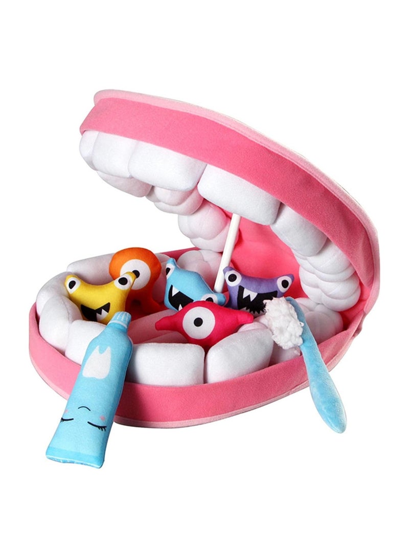 عام ألعااب طبيب الأسنان للتعليم المبكر للأطفال تحاكية للألعاب التعليمية ترفيهية تعليم الأطفال من خلال استعمال مجسم من قبل الأطفال لممارسة مهن طبيب الأسنان مع فرشاة للأسنان القابلة للتركيب للأطفال لفرش الأسنان الكرتوني من خلال مجسم للفصول الرياض الطفولية. - Image 1