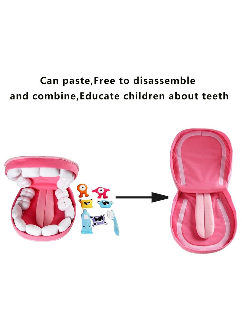 عام ألعااب طبيب الأسنان للتعليم المبكر للأطفال تحاكية للألعاب التعليمية ترفيهية تعليم الأطفال من خلال استعمال مجسم من قبل الأطفال لممارسة مهن طبيب الأسنان مع فرشاة للأسنان القابلة للتركيب للأطفال لفرش الأسنان الكرتوني من خلال مجسم للفصول الرياض الطفولية. - Image 3