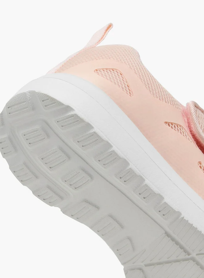 Dash Textured Sports Shoes with Hook and Loop Closure