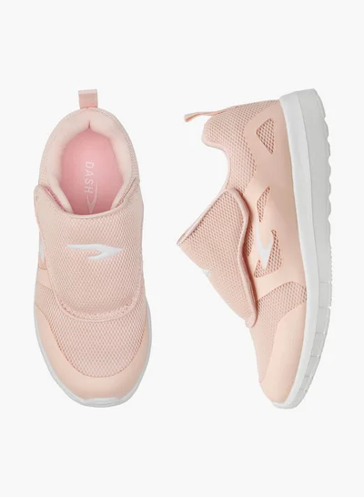Dash Textured Sports Shoes with Hook and Loop Closure