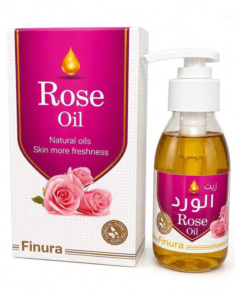 Finura Rose Oil Natural Oils For More Radiant Skin 125ml - Image 4