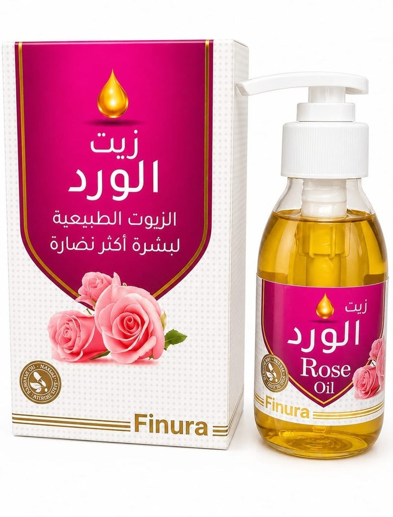 Finura Rose Oil Natural Oils For More Radiant Skin 125ml - Image 1