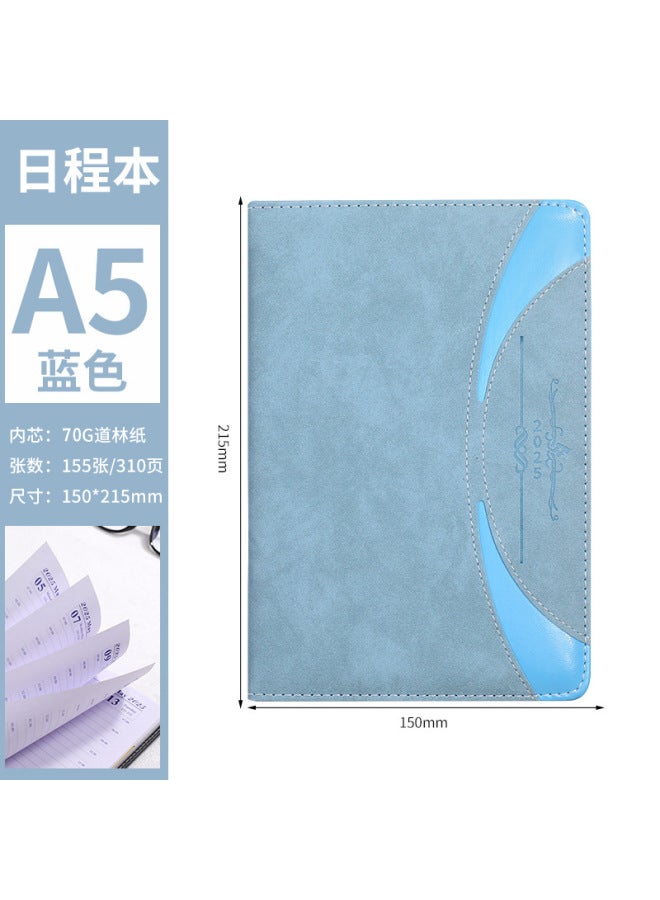 QUICK English Calendar Book 365 Days Notebook Spanish Daily Plan Book - Image 1