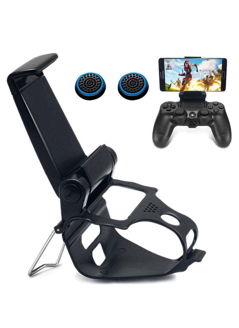 SYOSI - Phone Clip for PS4 Controller Phone Holder, Mobile Game Adjustable Phone Holder Smart Clip for PS4 Controller, for Playstation4 Remote Play - Image 1