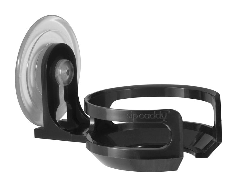 SipCaddy The Original SipCaddy Shower Beer & Bath Wine Holder | Portable Cupholder | Shower Caddy | Drink Holder for Beer & Wine | American-Made Suction Cup | The Best | Black - Image 5