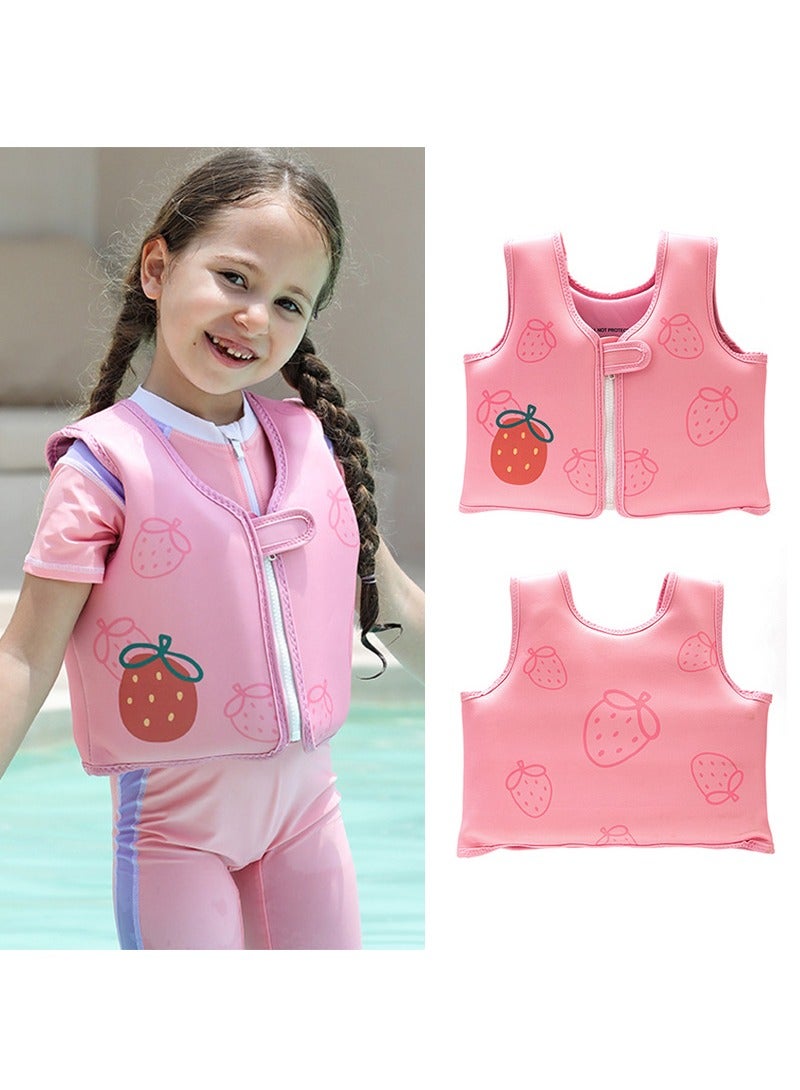 TAPIT Swim Vest for Kids Pool Floats Jackets Children Water Sports Learning Swim Training Equipment for Boys and Girls Aged 2 Years Old and Above, Pink  - Image 1