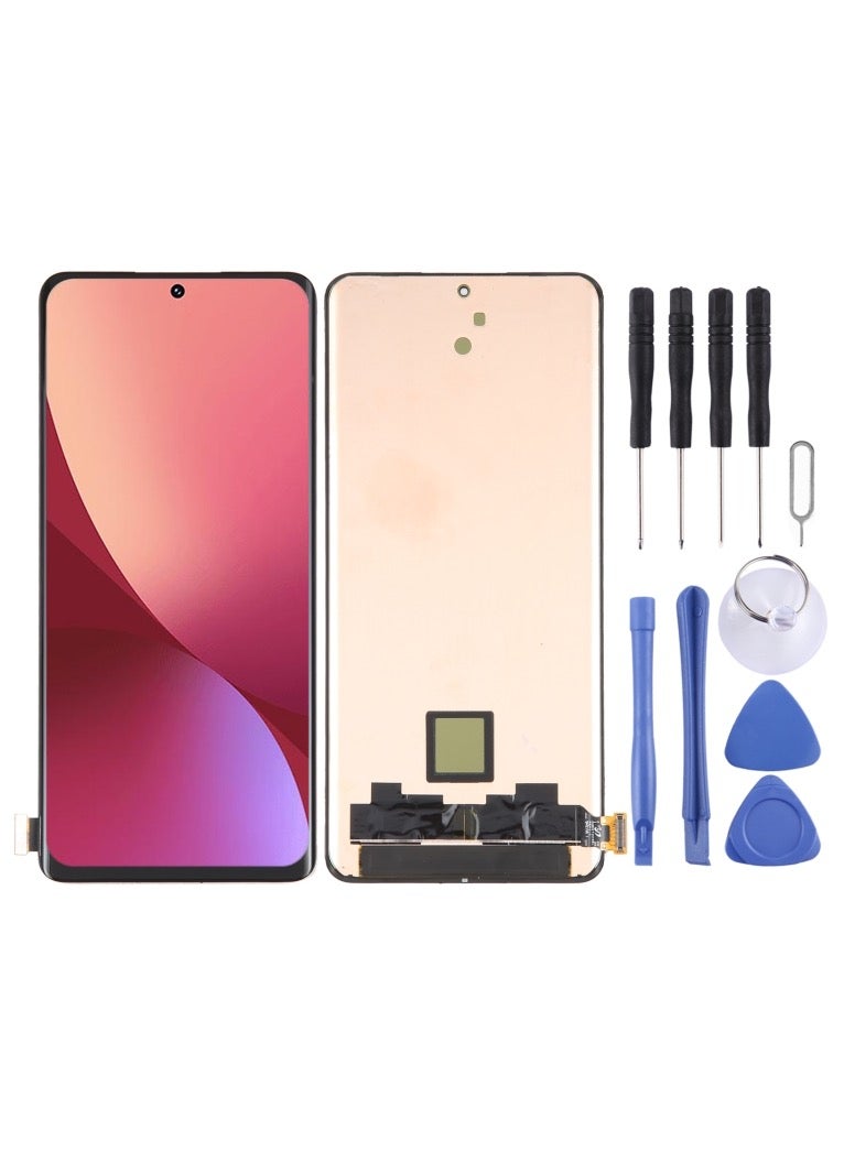 شاشة LCD أصلية من مادة AMOLED بنظام LTPO مع وحدة التحويل الرقمي (ديجيتايزر) كاملة التركيب لهاتف Xiaomi Mi 12 Pro / 12S Pro - Image 1