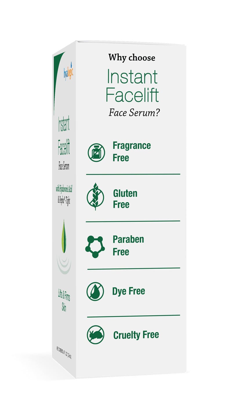 Hyalogic Instant Facelift Serum w/Hyaluronic Acid & Pepha Tight Formula to Lift, Firm & Tighten Skin - Lessens Fines Lines & Wrinkles - 1oz - Image 3