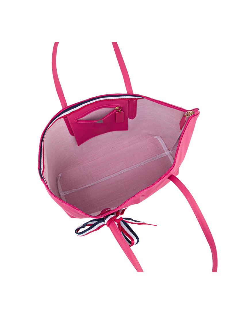Women's Handbag, Classic Stylish Multifunctional Large-Capacity Shoulder Bag With Iconic Stripes, Suitable For Travel, Work, And Gym - Image 4