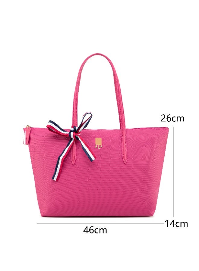 Women's Handbag, Classic Stylish Multifunctional Large-Capacity Shoulder Bag With Iconic Stripes, Suitable For Travel, Work, And Gym - Image 5