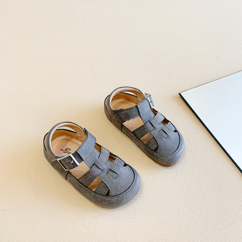 Children'S Baby Sandals 2025 Boys' Baotou Sports Sandals Girls' Fashion All-Match Non-Slip Single-Layer Shoes - Image 1